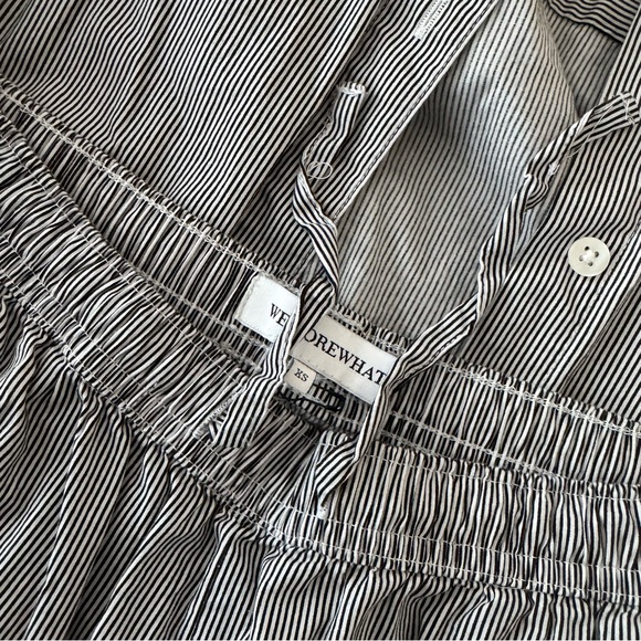 Button-Up Poplin Striped Matching Set - Picture 10 of 13